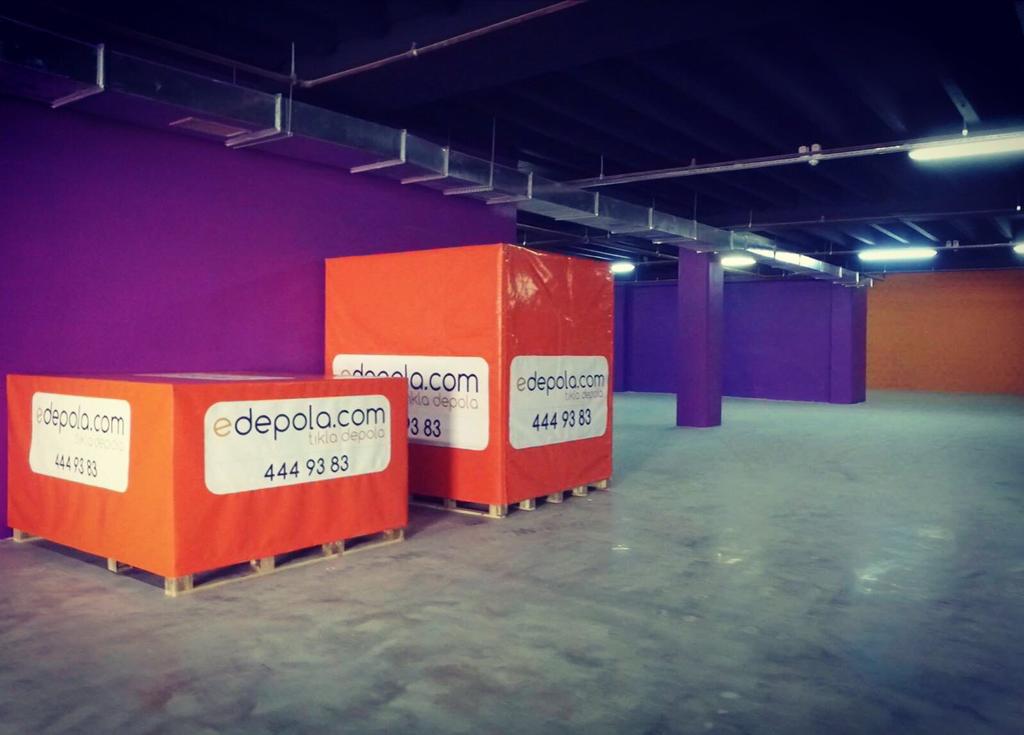 depo ici mor arkaplan ikili depo